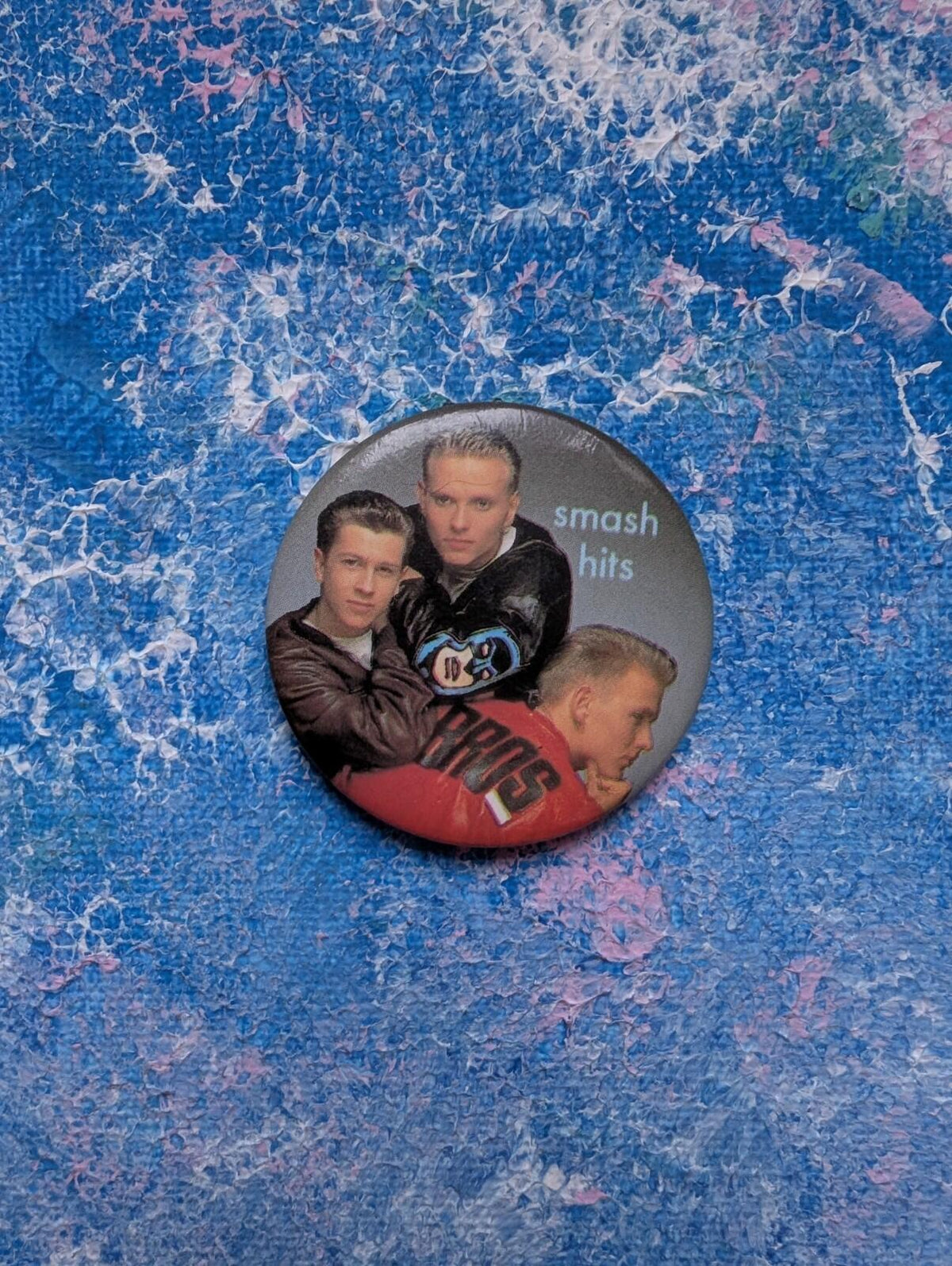 Vintage 1980's Bros Badge - Smash Hits Magazine