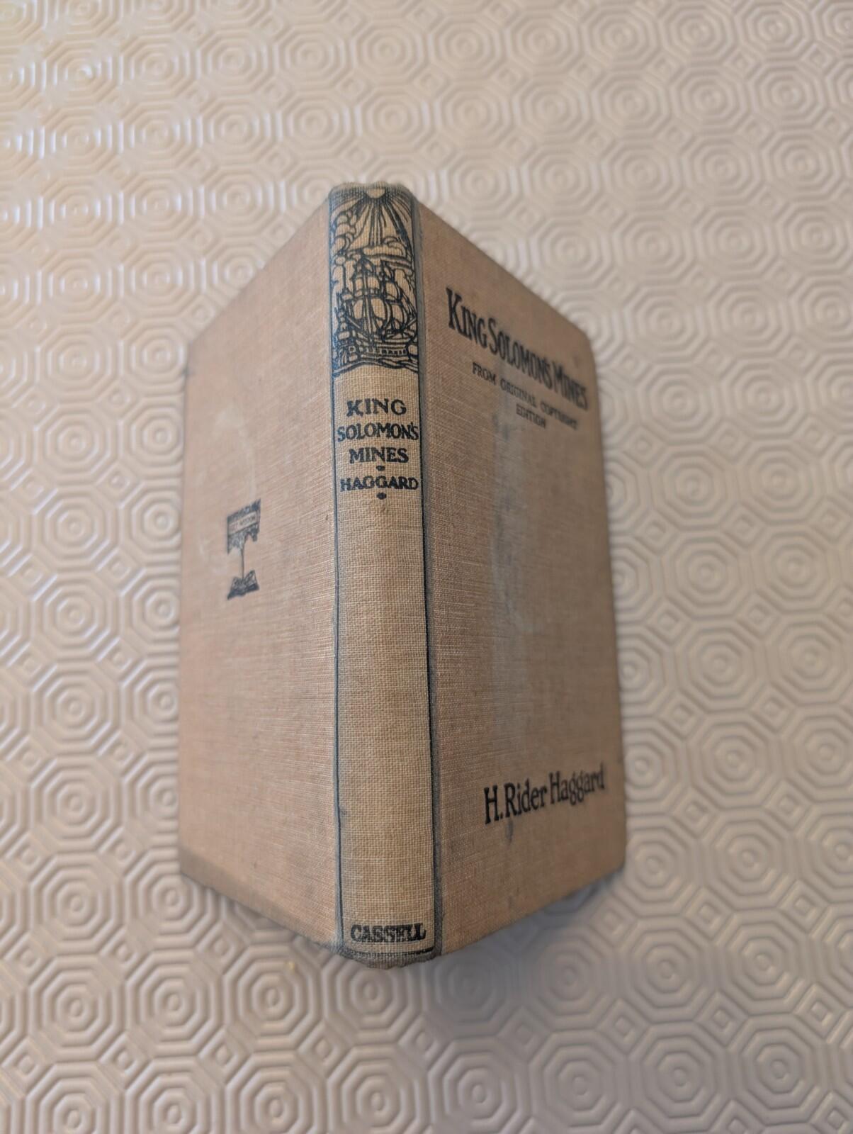 King Solomon's Mines by H. Rider Haggard - Cassel and Company Ltd