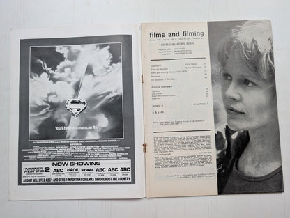 Films and Filming Magazine January 1979 - Bette Midler/Frederic Forrest Cover