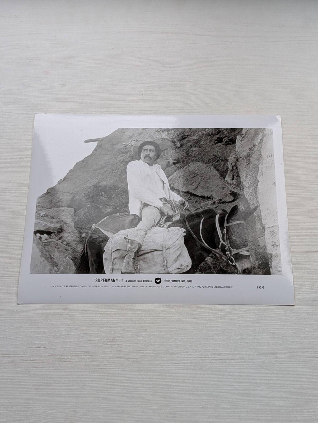 Superman III Lobby Card #106 - Richard Pryor on Horse - 1983 - Warner Bros/DC