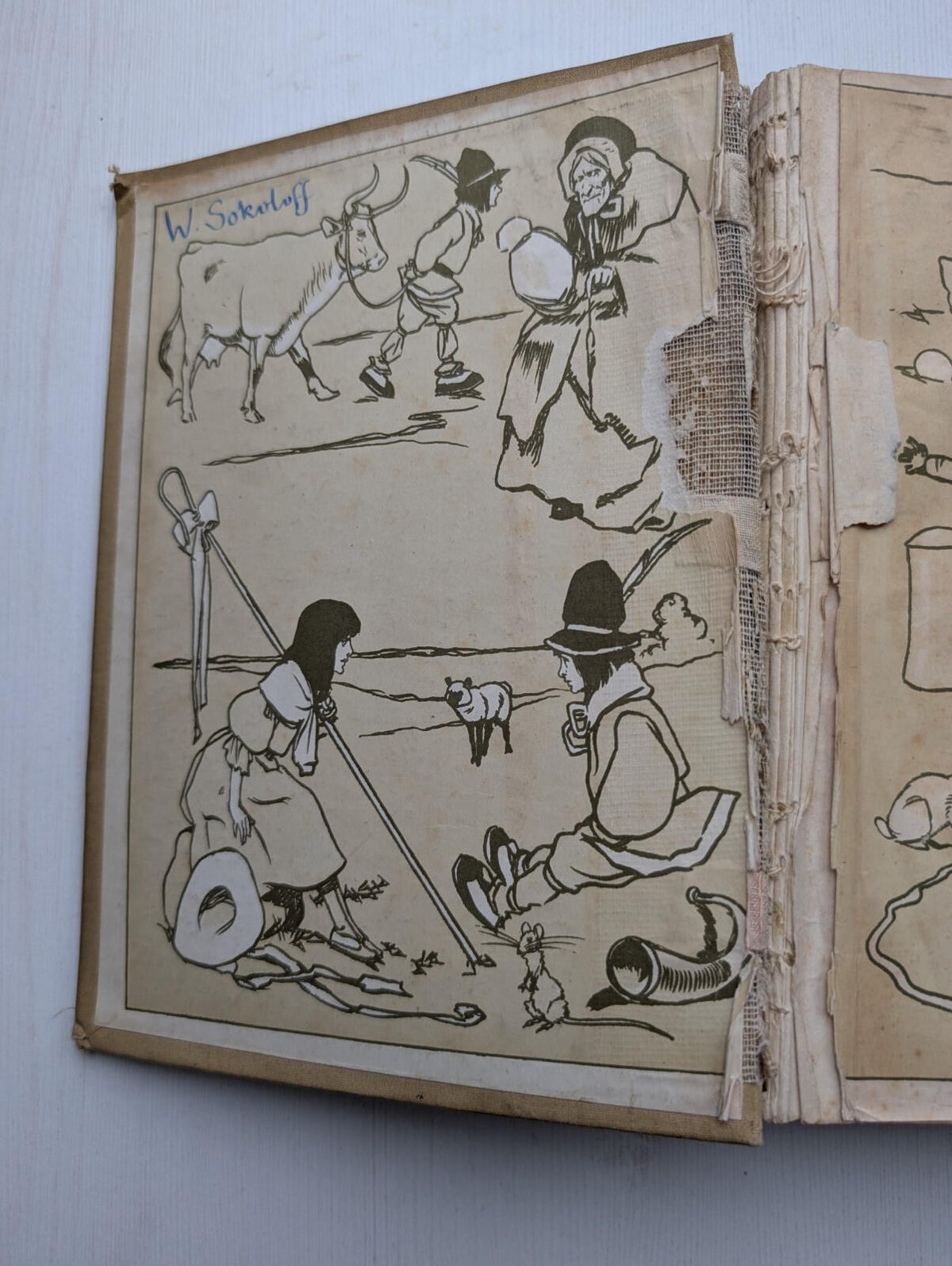 Mother Goose Nursery Rhymes - Illustrated by John Hassall - 1909