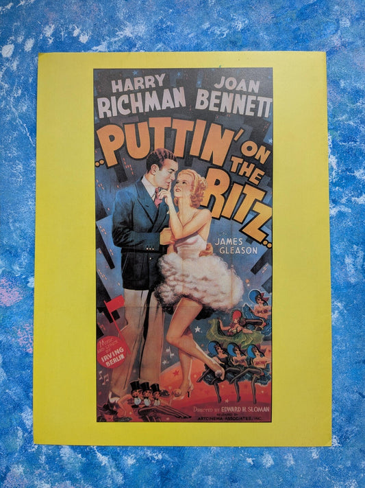 Puttin' On The Ritz Musical Movie Small Poster - See Details