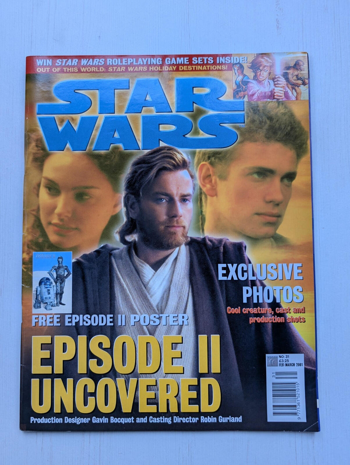 Star Wars: The Official Magazine No. 31, Feb 2001 - Includes C-3PO/R2-D2 Poster