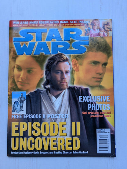 Star Wars: The Official Magazine No. 31, Feb 2001 - Includes C-3PO/R2-D2 Poster