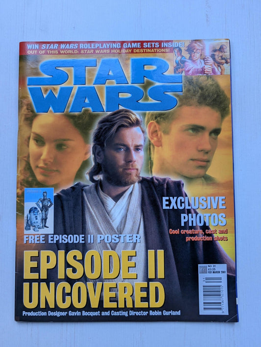 Star Wars: The Official Magazine No. 31, Feb 2001 - Includes C-3PO/R2-D2 Poster