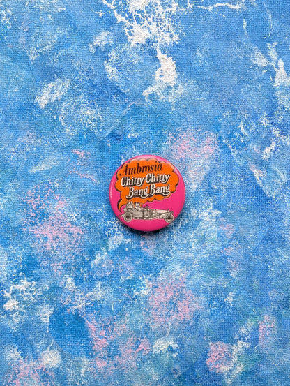Vintage Chitty Chitty Bang Bang Movie Ambrosia Promo Badge - 1968