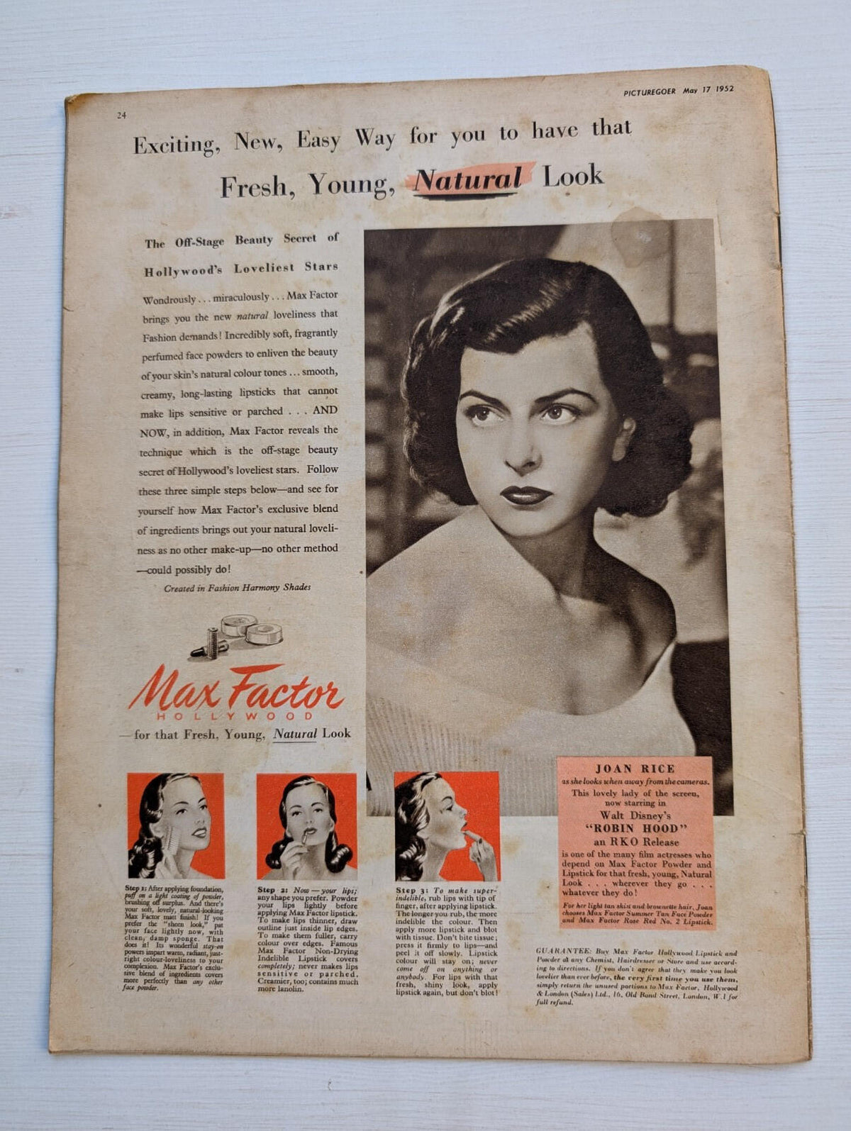 Picturegoer: The National Film Weekly May 17, 1952 - Susan Hayward Cover