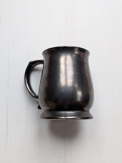 Vintage Sylvac Small Black Pottery Tankard