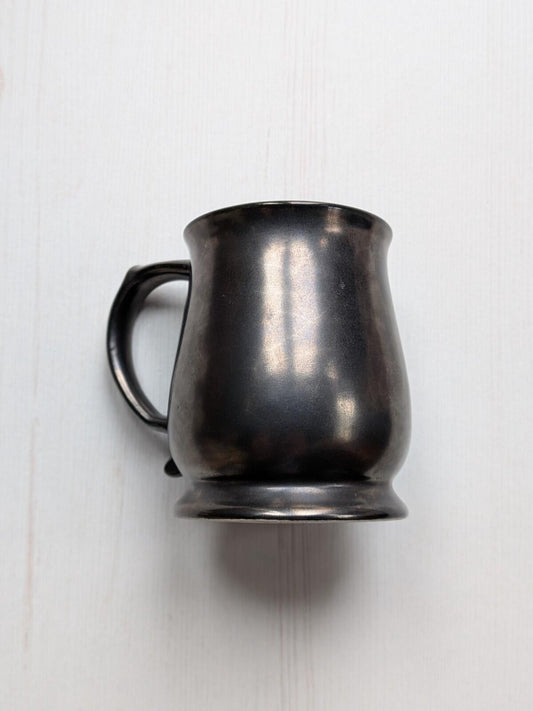 Vintage Sylvac Small Black Pottery Tankard