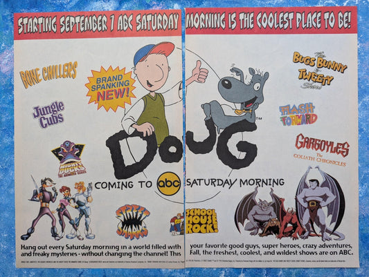 ABC Saturday Morning Cartoons Doug/Gargoyles