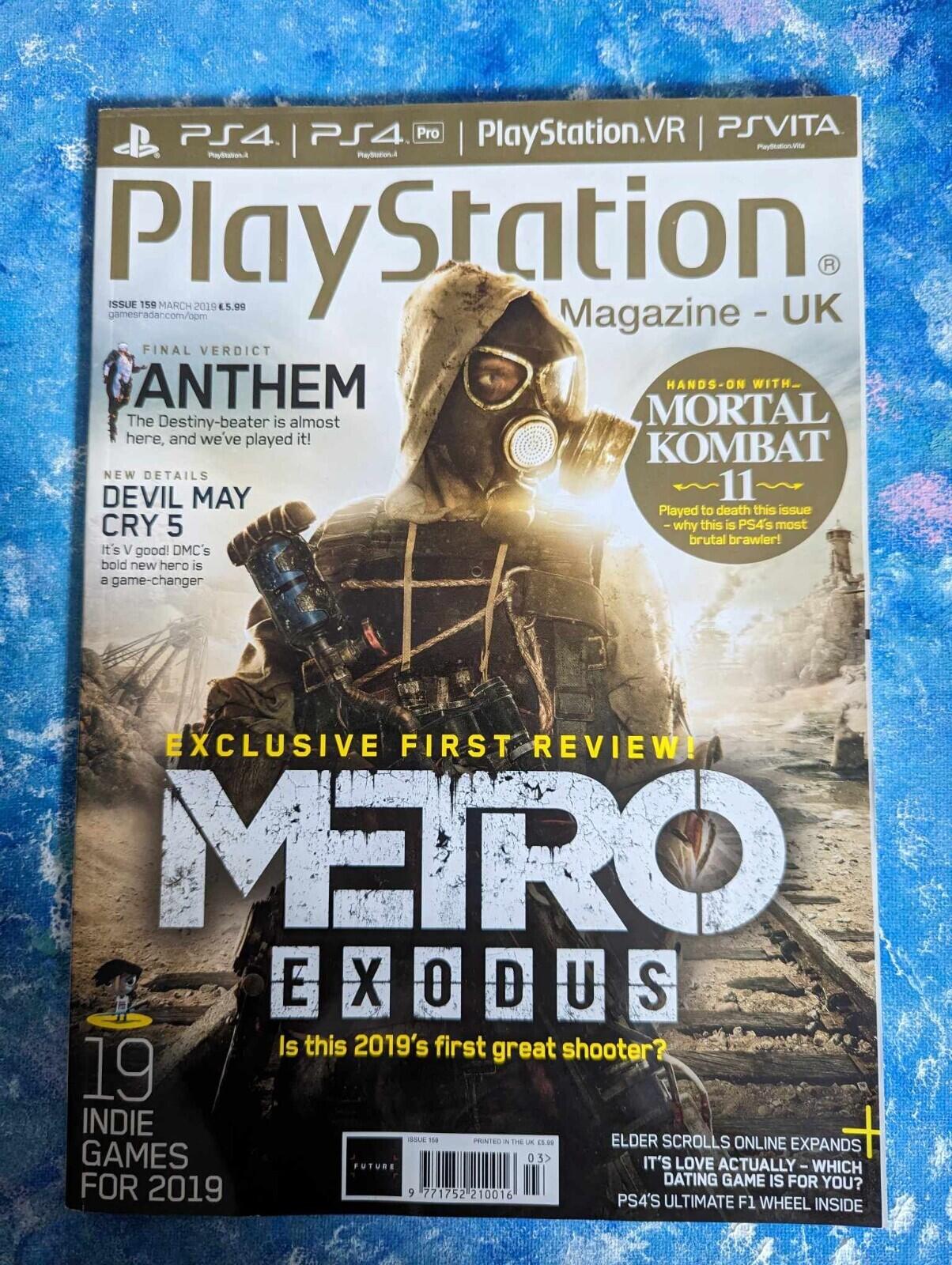 Playstation Official Magazine UK Issue 159, March 2019, Metro Exodus