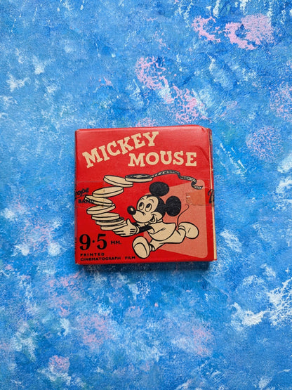 Vintage Mickey Mouse 9.5mm Cinematograph Film Reel - Sealed in Original Box
