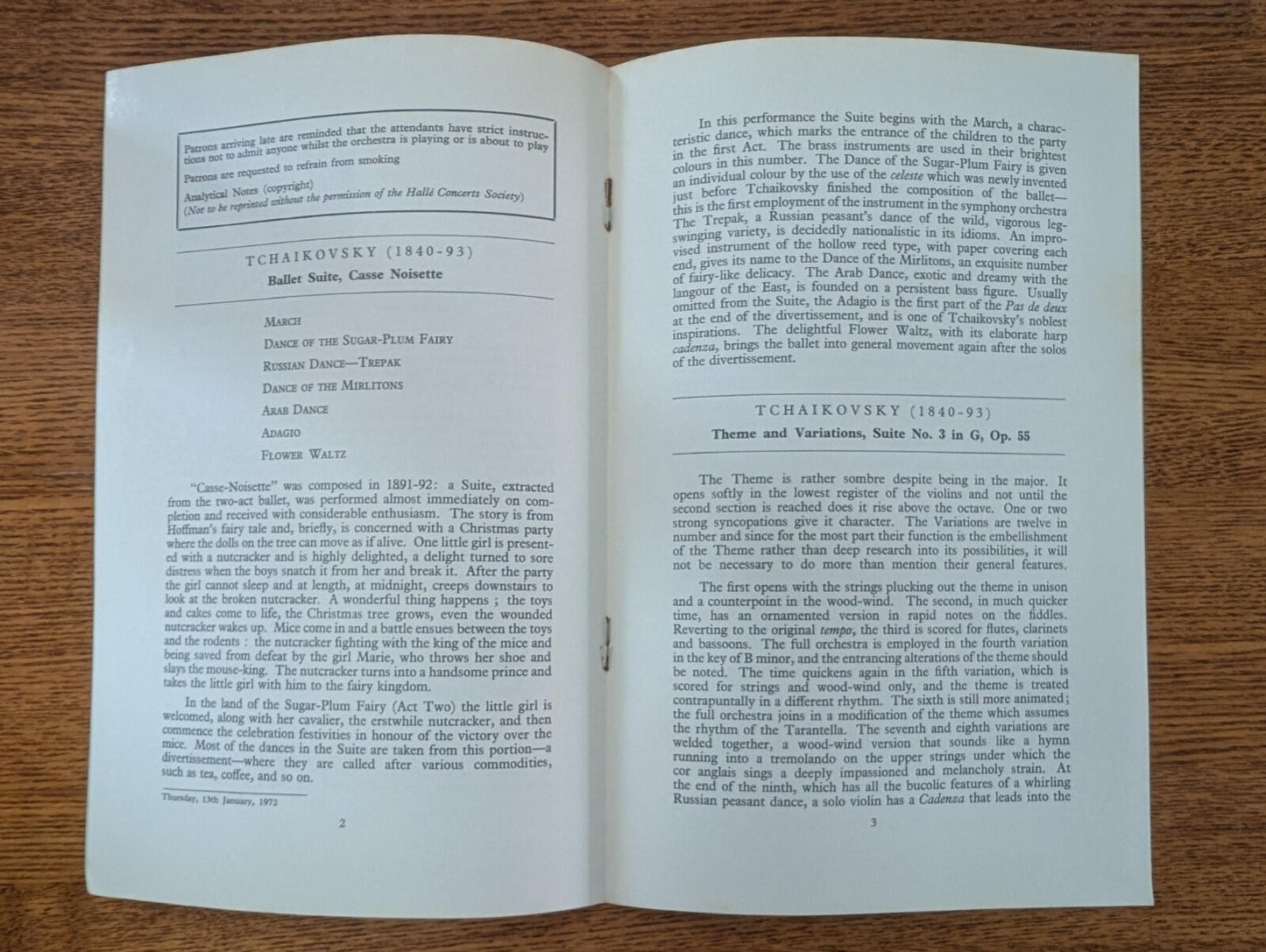 Halle Concerts Society - 114th Season Programme - 1971-72