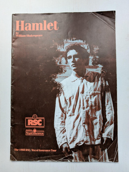 Hamlet Royal Shakespeare Society Palace Theatre Manchester Programme - 1988