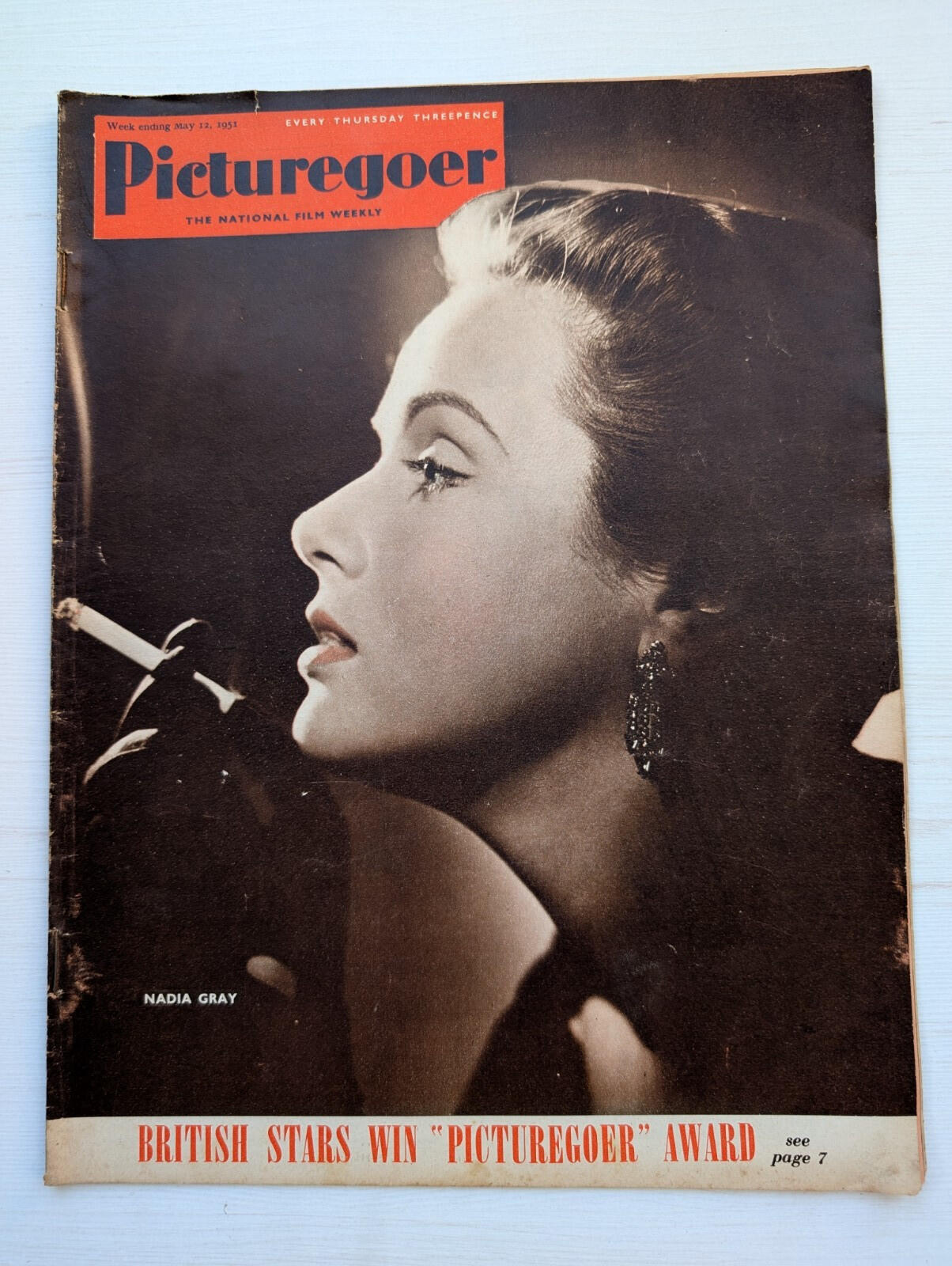 Picturegoer: The National Film Weekly May 12, 1951 - Nadia Gray Cover