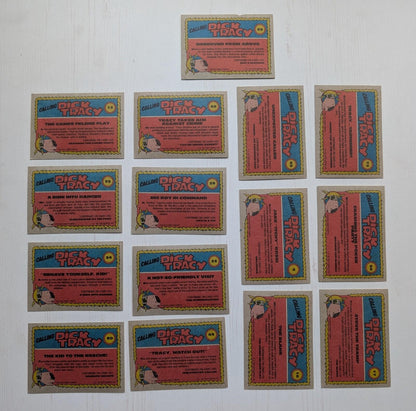 Dick Tracy: The Movie Trading Card Bundle - x15 Cards - 1990