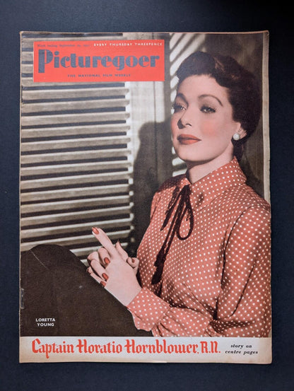Picturegoer: The National Film Weekly September 29, 1951 - Loretta Young Cover