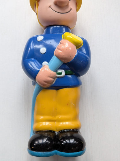 Vintage Fireman Sam Bubble Bath Bottle Figure - BBC Enterprises Ltd