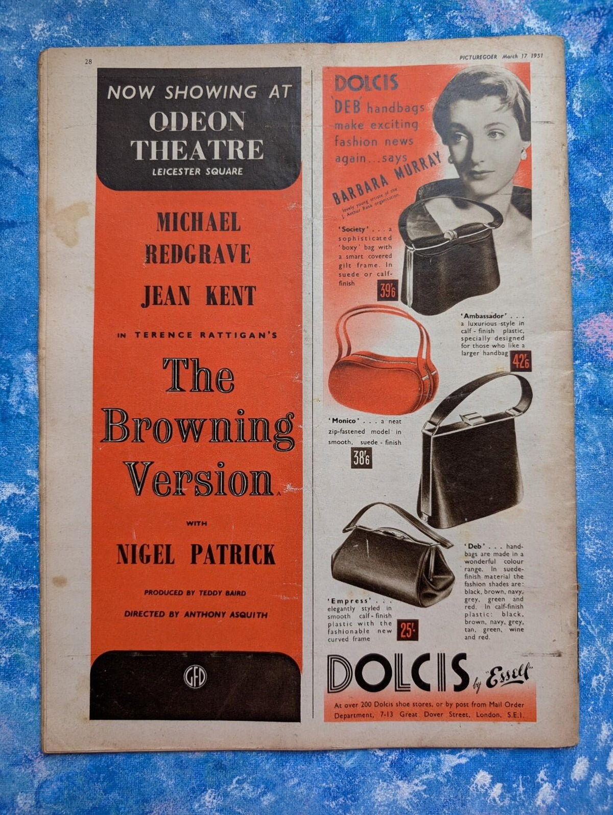Picturegoer: The National Film Weekly March 17, 1951 - Yolande Donlan Cover