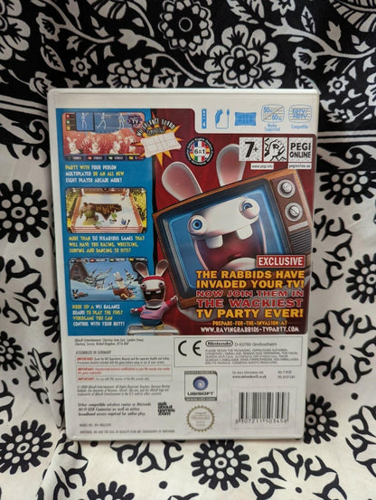 Rayman Raving Rabbids: TV Party Wii Game, 2008, Nintendo