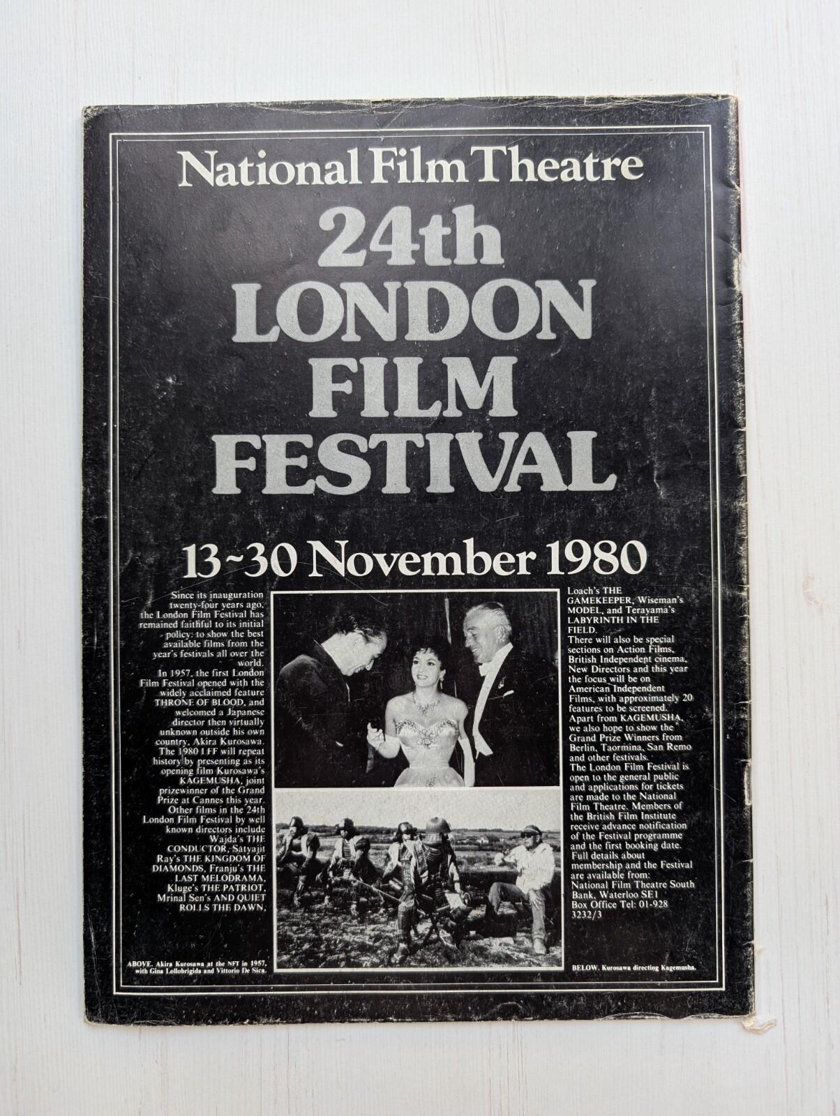 Films Vol. 1 No. 1 December 1980 - Caligula Malcolm McDowell Cover, Thelmill Ltd