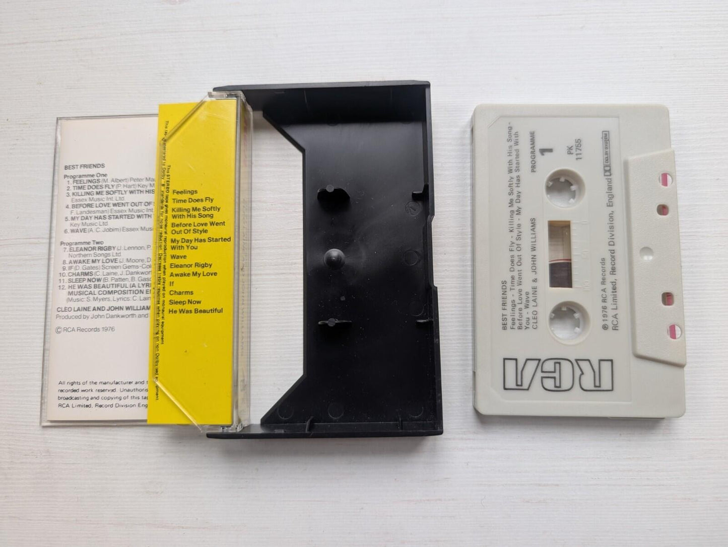 Cleo Laine and John Williams - Best Friends - 1976 - RCA Cassette Tape