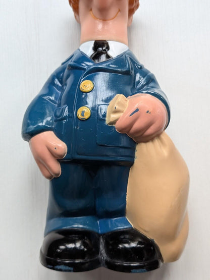 Vintage Postman Pat Bubble Bath Bottle Figure - 1990 - Woodland Animations Ltd