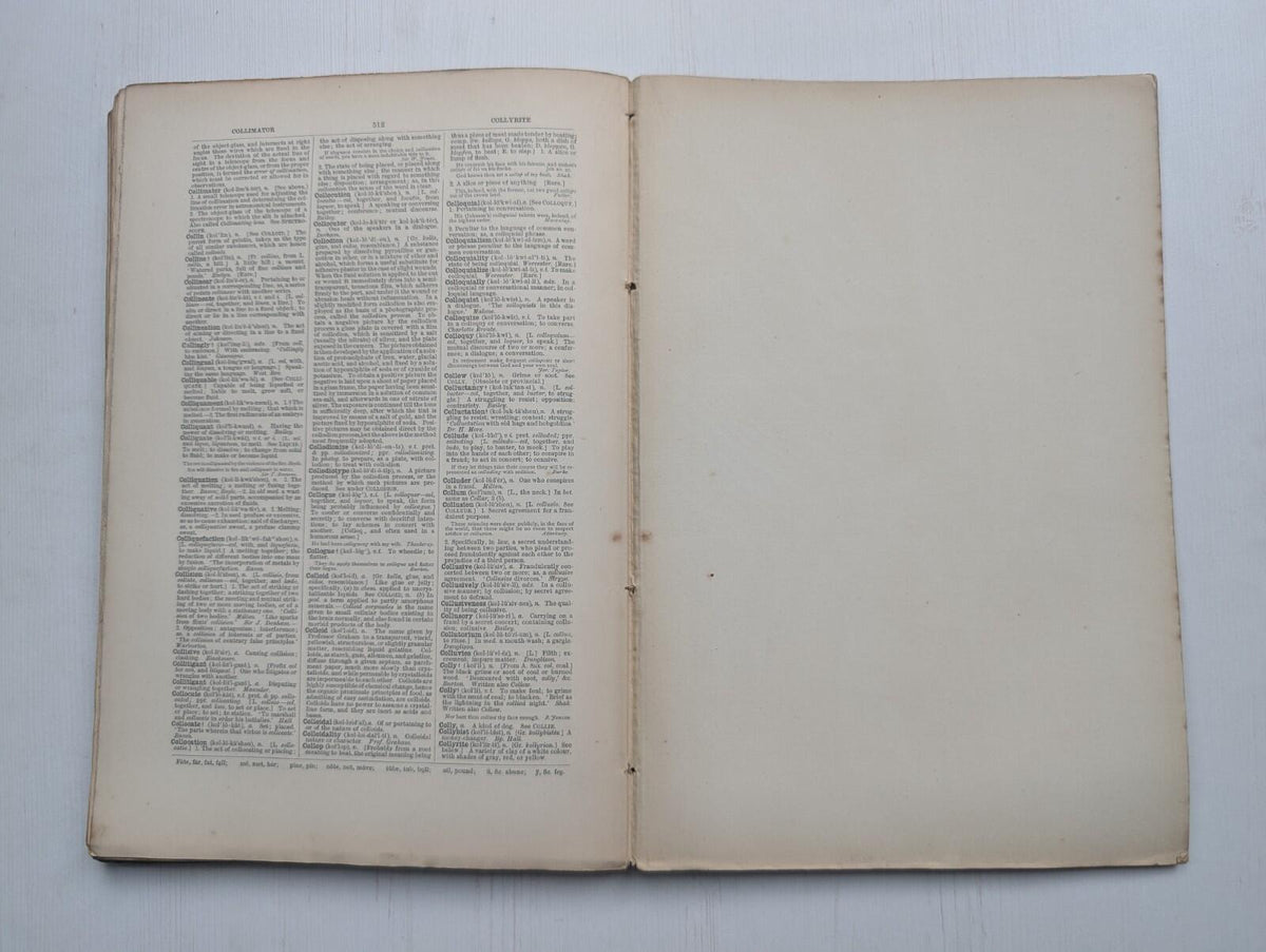 Ogilvie's Imperial Dictionary of The English Language Div. 3 - 1880's Approx