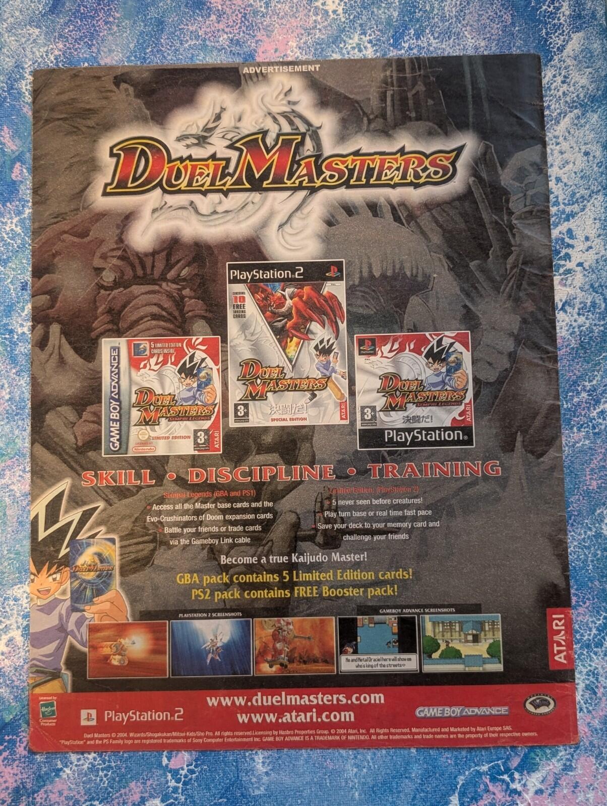 Duel Masters Playstation 2 Game 2004 Advertisement - See Details