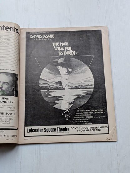 Photoplay Film Monthly Vol. 27 No. 4 April 1976 - Valerie Perrine/David Bowie