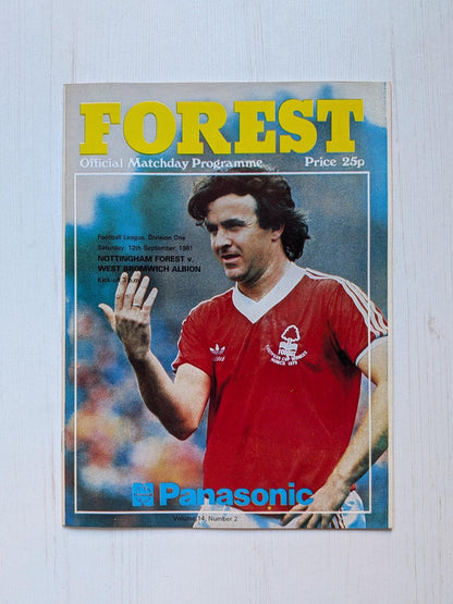 Nottingham Forest 1981 Match Programmes x23 Bundle