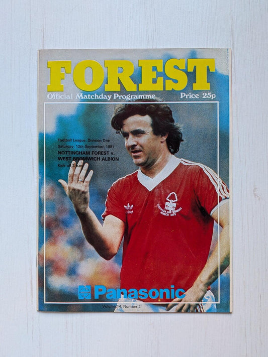 Nottingham Forest 1981 Match Programmes x23 Bundle