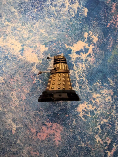 Doctor Who Gold Dalek Mini Figure/Game Piece/Cake Topper