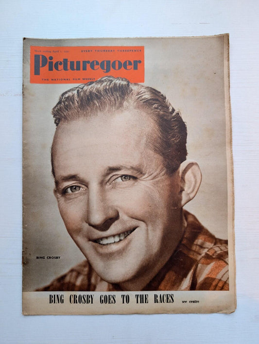 Picturegoer: The National Film Weekly April 1, 1950 - Bing Crosby Cover