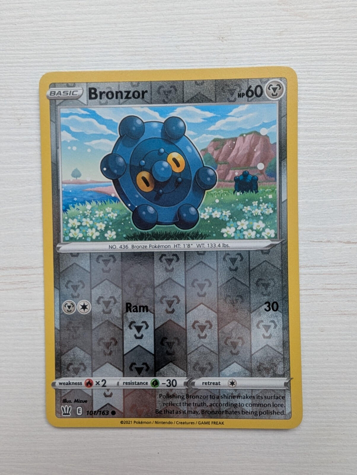 Bronzor 101/163 Reverse Holo - 2021 - Battle Styles