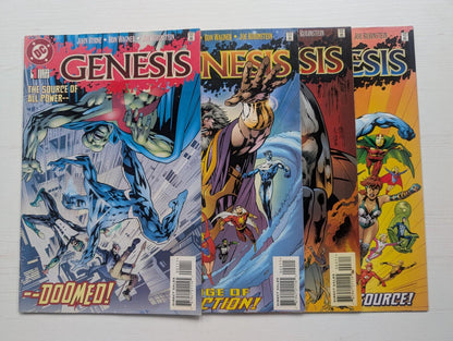Genesis Full Comic Set #1-4 - 1997 - DC Comic Books