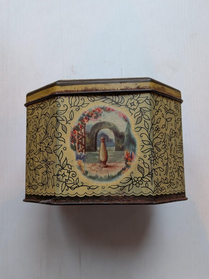 Rare/Scarce McFarlane Lang & Co. Biscuit Tin (Empty) - Lady In Garden - 1930s