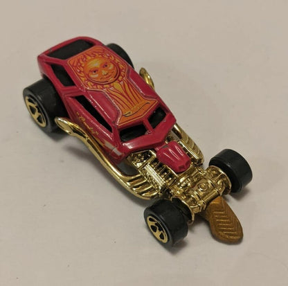 Red and Gold Hot Wheels Surf Crate, 1999