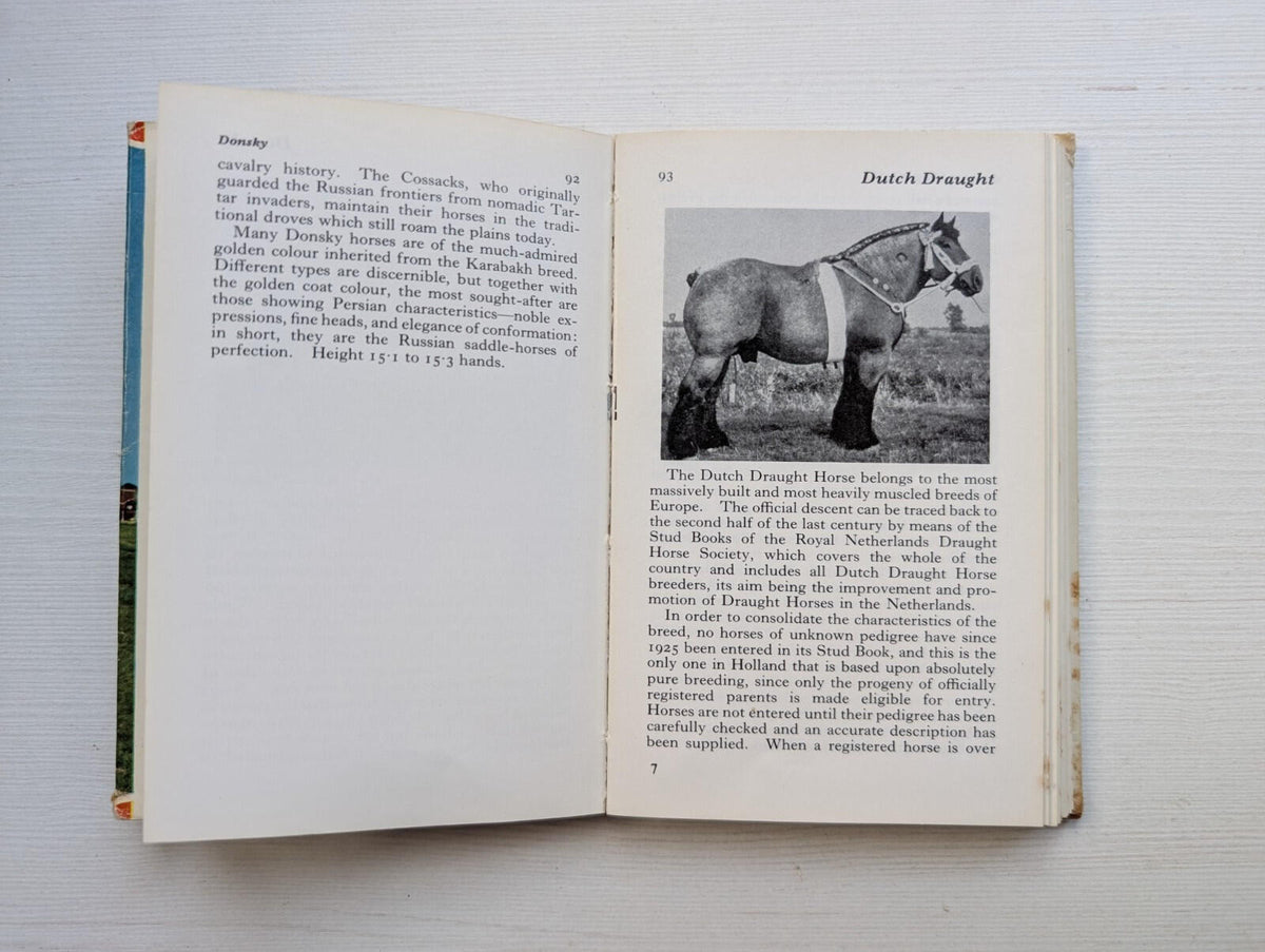 The Observer's Book of Horses & Ponies by R.S. Summerhays - 1968