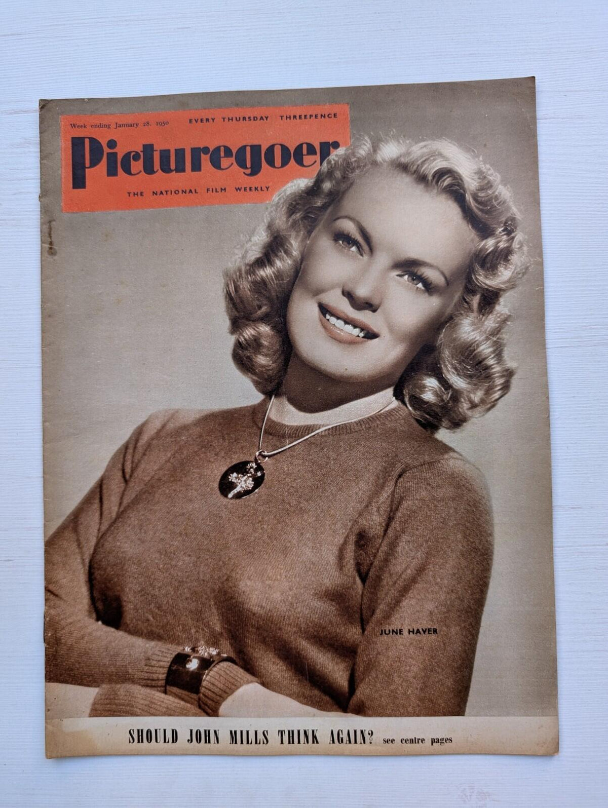 Picturegoer: The National Film Weekly January 28, 1950 - June Haver Cover