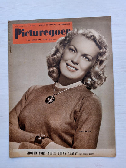 Picturegoer: The National Film Weekly January 28, 1950 - June Haver Cover