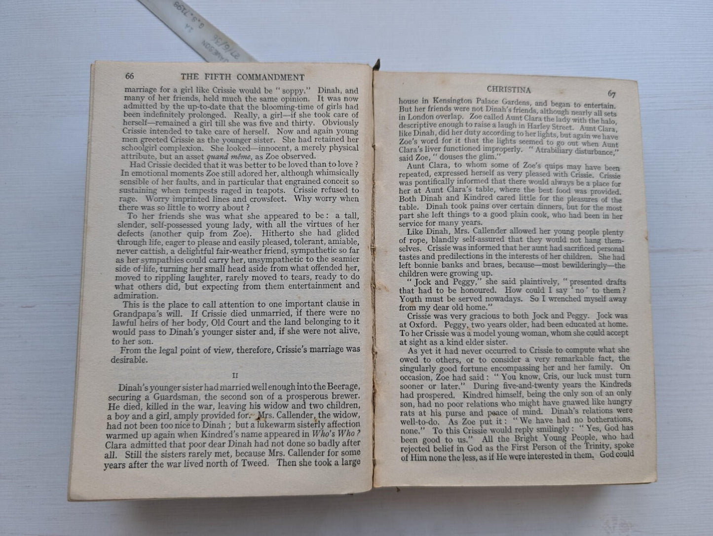 The Fifth Commandment by Horace Annesley Vachell - Hutchinson & Co Ltd