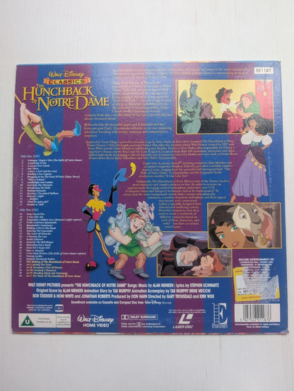 The Hunchback of Notre Dame PAL/Widescreen Edition Laserdisc - Disney