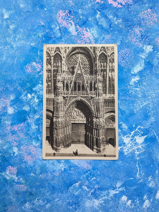 Vintage French Postcard - Rouen Cathedral - La Douce France 22