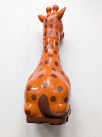 Vintage Giraffe Bubble Bath Bottle Figure - Unbranded