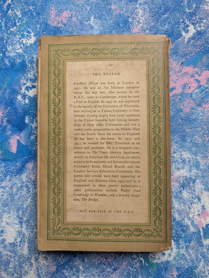 The Penguin Book of Modern American Verse - Geoffrey Moore - 1954