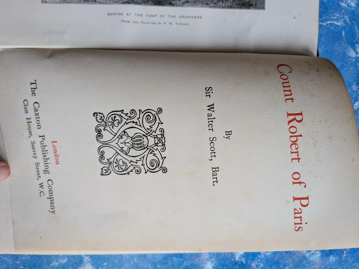 Count Robert of Paris by Sir Walter Scott, Waverley Novels Vol. 24