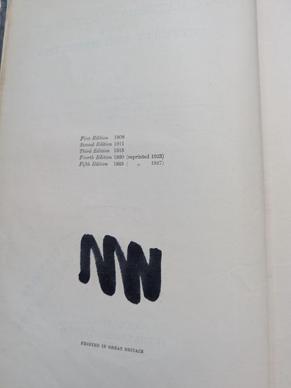 The Mathematical Theory of Electricity and Magnetism by J.H. Jeans - 1927