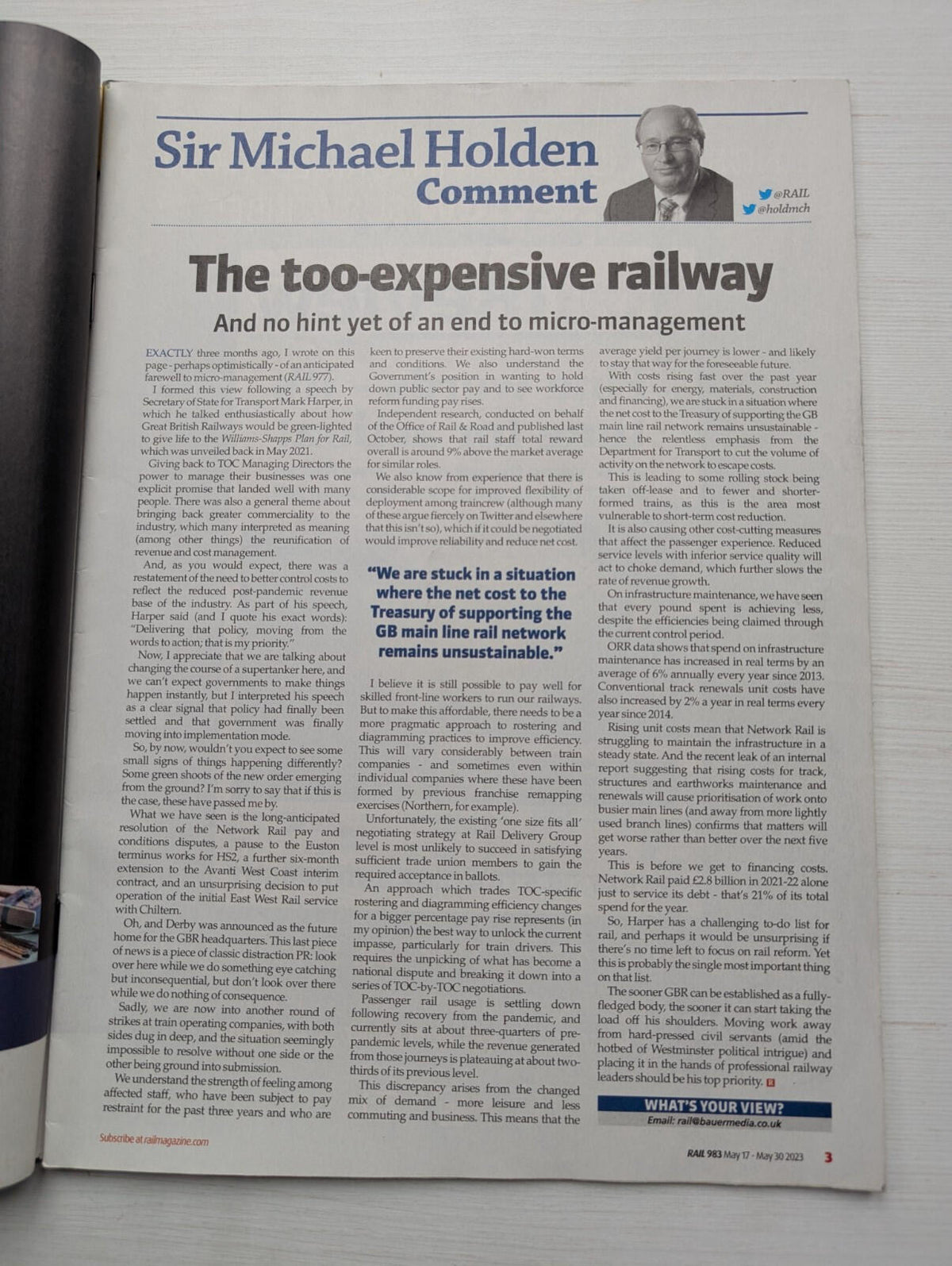Rail Issue 983 - May 17-May 30 2023