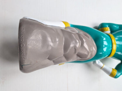 Vintage Power Rangers Green Ranger Bubble Bath Bottle Figure - 1997 - Saban